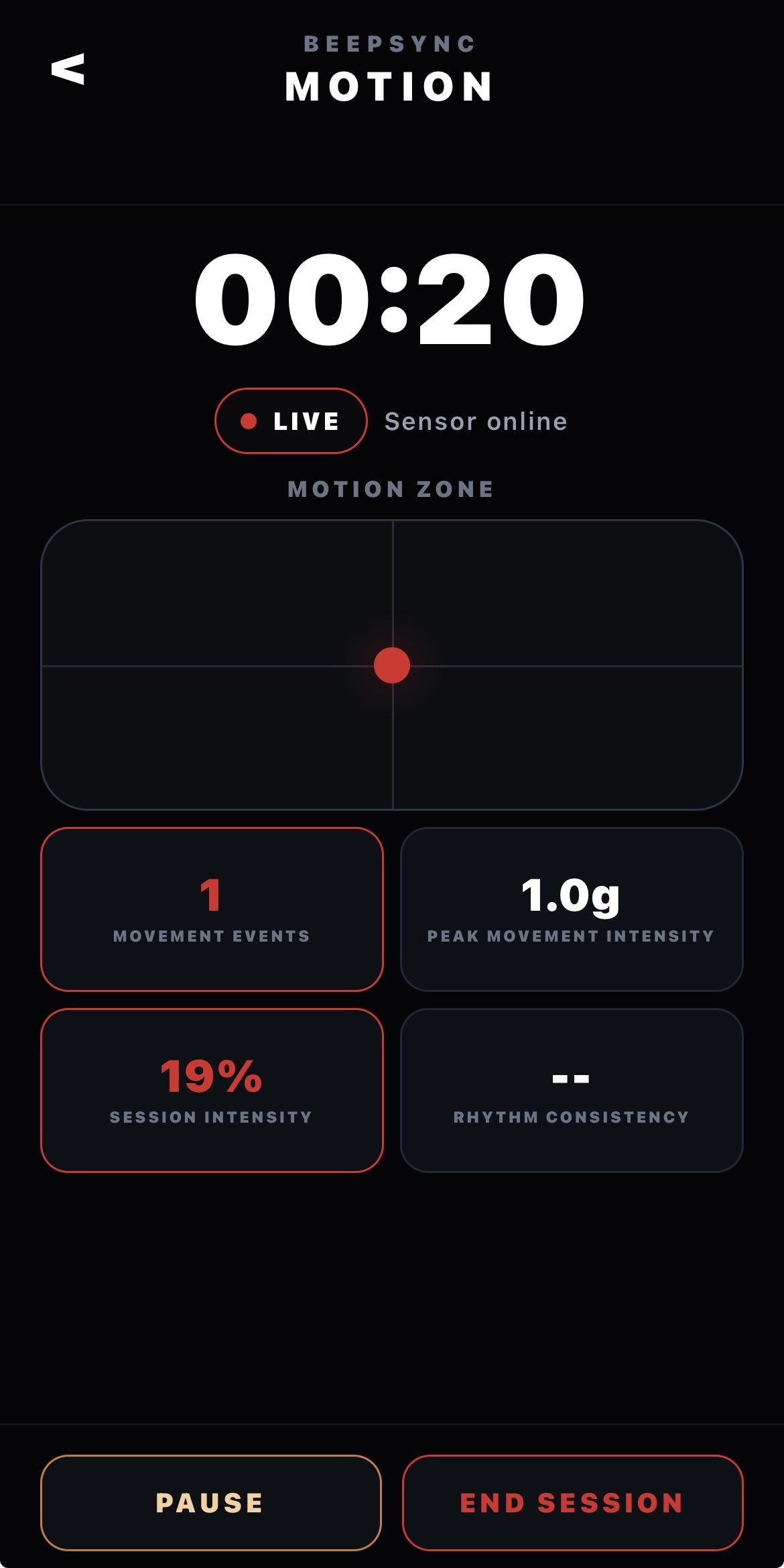 Motion Tracking interface