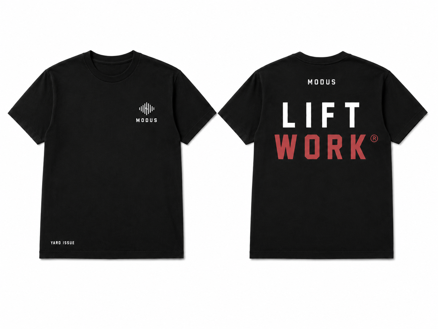 Black LIFT WORK Tee